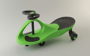 Детская самоходная машинка PlasmaCar (Плазмакар) оригинал, цвет зеленый, полиуретановые колеса,   ― lipli.ru Телемагазин удивительных товаров