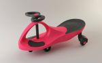 Детская самоходная машинка PlasmaCar (Плазмакар) оригинал, цвет ярко розовый, полиуретановые колеса,  