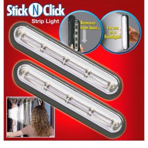Светильники-LED Stick N Click Strip (Стик Н Клик Стрип), набор 2 штуки оптом ― lipli.ru Телемагазин удивительных товаров
